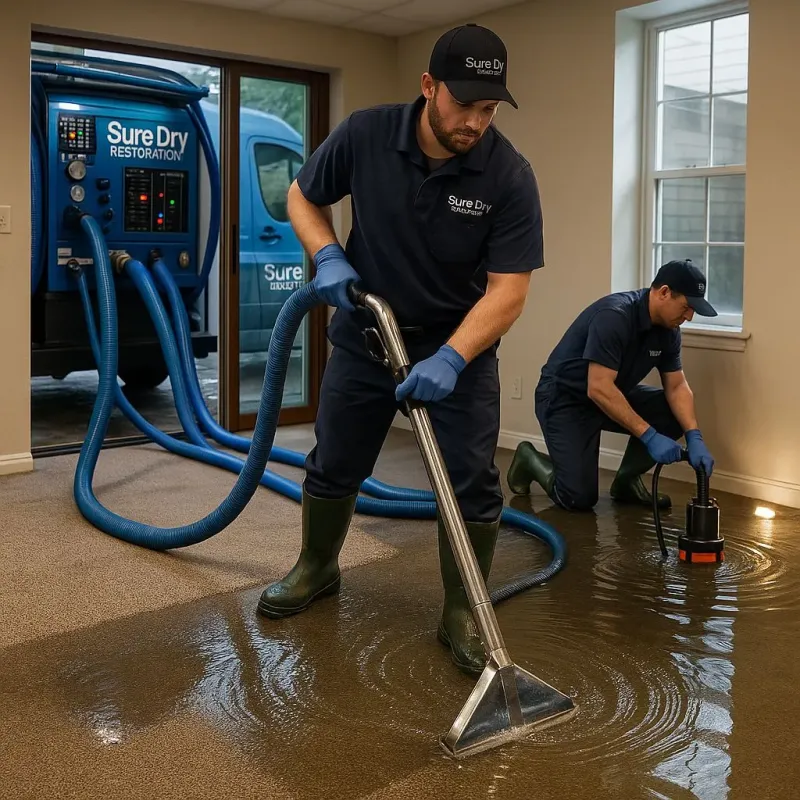 Water Extraction and Removal process in North Windham, ME